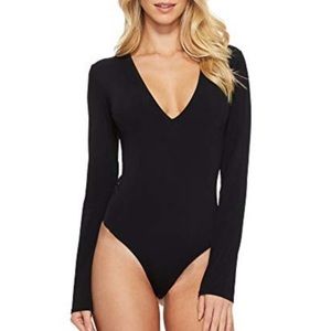 Intimates by free people deep v soft bodysuit XS